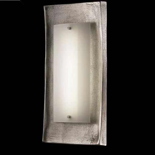 Fischer & Honsel LED-Wandleuchte, Metall Nickel antik used - Optik, glänzende Glasblende, für Flur Diele Treppenhaus -Wandleuchten Verkaufsladen ledwandleuchtemetall nickel antik usedoptikglnzende 8899801 fischerhonsel 51501