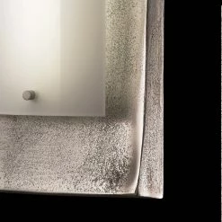 Fischer & Honsel LED-Wandleuchte, Metall Nickel antik used - Optik, glänzende Glasblende, für Flur Diele Treppenhaus -Wandleuchten Verkaufsladen ledwandleuchtemetall nickel antik usedoptikglnzende 889982 fischerhonsel 51501