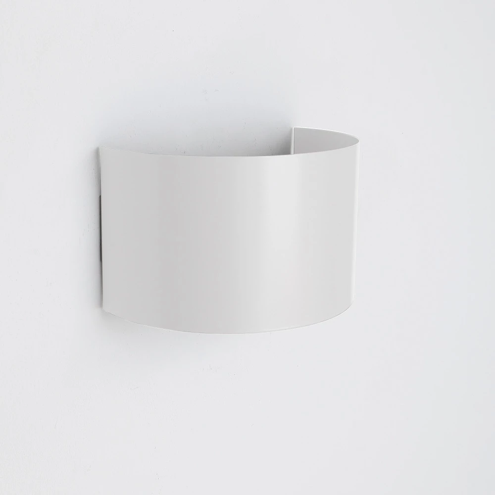 LHG Lights LHG Up & Downlight halbrund Wandleuchte Finn weiß, modern skandinavisch, inkl. 5W LED 3 LHG Lights LHG Up & Downlight halbrund Wandleuchte Finn weiß, modern skandinavisch, inkl. 5W LED – Bild 3