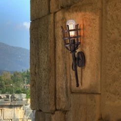 Wandleuchten Verkaufsladen -Wandleuchten Verkaufsladen lhg nostalgische fackelleuchte dungeon 23038001 lhg mb1003s