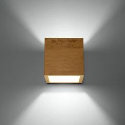 LHG Lights LHG Wandleuchte, Up & Down, eckig, würfelförmig, Holz, inkl. LED warmweiß -Wandleuchten Verkaufsladen lhg wandleuchte downeckigwrfelfrmigholzinklled warmwei 1327652 lhg 134375