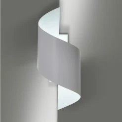 LHG Lights LHG Wandleuchte Helix, weiß, Up & Down Light, Spirale, inkl. LED 5 W