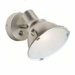 Steinhauer Moderne Leuchtenserie - Wandleuchte - 1-flammig - Stahl - Glas