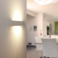 Kanlux Moderne Wandleuchte Jasmin mit Holzrahmen - 2 Farben