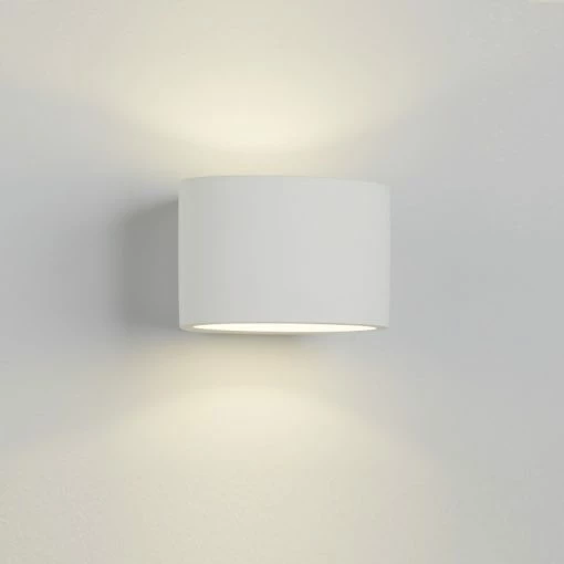 Searchlight Ovale Wandleuchte aus Gips -Wandleuchten Verkaufsladen ovale wandleuchte aus gips 133079 searchlight 8721