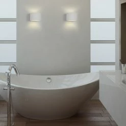 Searchlight Ovale Wandleuchte aus Gips -Wandleuchten Verkaufsladen ovale wandleuchte aus gips 1330792 searchlight 8721