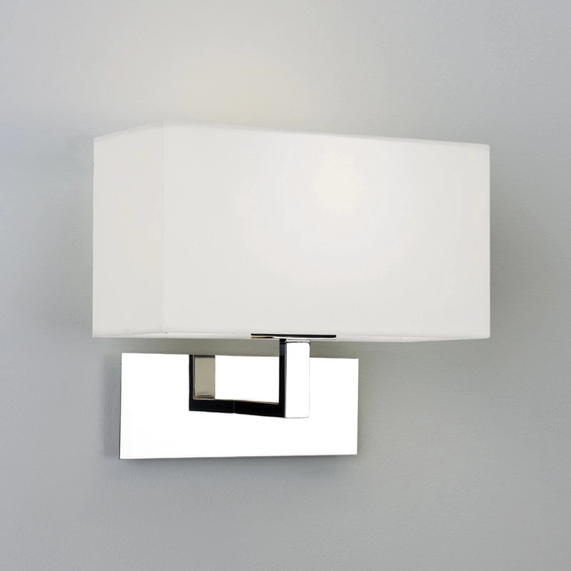 Illumina Astro Lighting Park Lane Wandleuchte Chrom, Schirm 28,5 cm 3 Farben 1 Illumina Astro Lighting Park Lane Wandleuchte Chrom, Schirm 28,5 cm 3 Farben