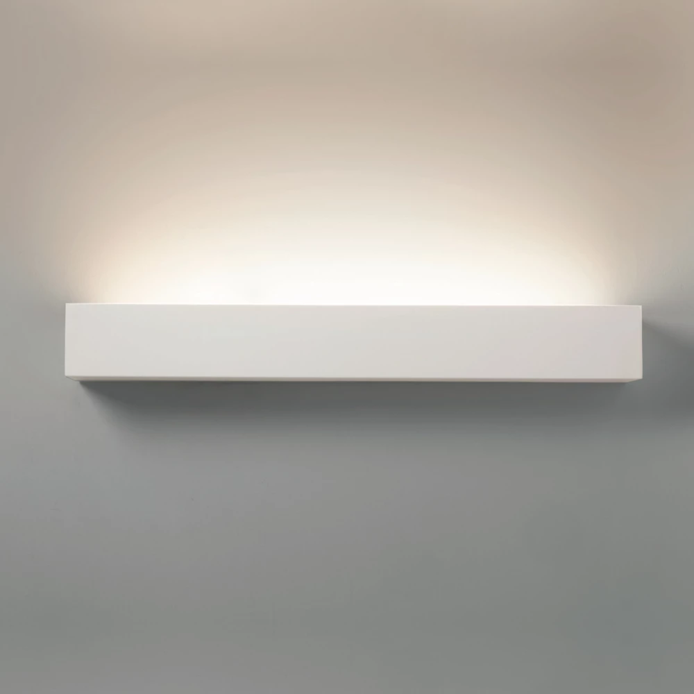 Illumina Astro Lighting Parma LED-Gipswandleuchte eckig, 62,5 cm 1 Illumina Astro Lighting Parma LED-Gipswandleuchte eckig, 62,5 cm