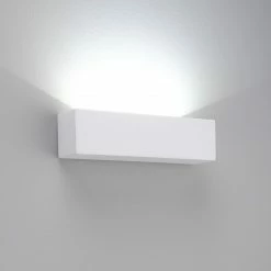 Illumina Astro Lighting Parma LED-Gipswandleuchte eckig, 25 cm