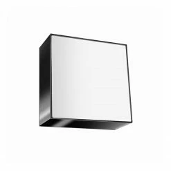 Sollux quadratische E27 Wandleuchte mit Blendschutz Wandlampe aus Stahl schwarz o. weiß o. silber -Wandleuchten Verkaufsladen quadratische e27 wandleuchte mit 0142 1 sollux sl0142