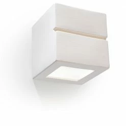 Sollux quadratische Keramik Wandleuchte Up & Down weiß E27 -Wandleuchten Verkaufsladen quadratische keramik wandleuchte 133074 sollux sl0230