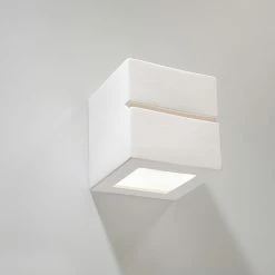 Sollux quadratische Keramik Wandleuchte Up & Down weiß E27 -Wandleuchten Verkaufsladen quadratische keramik wandleuchte 1330741 sollux sl0230