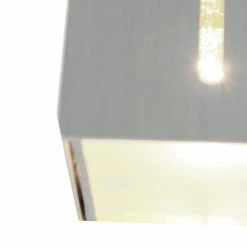 Steinhauer rechteckige LED Wandleuchte mit Schlitzen, Lichteffekt, Aluminium Alusilber, E27, Edelstahl -Wandleuchten Verkaufsladen rechteckige led wandleuchte mit 1463ST 4 steinhauer 1463st