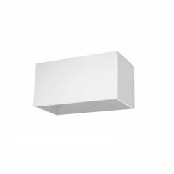 Sollux rechteckige Up- and Downlight Wandleuchte 2-flammige Wandlampe 20 x 12 x 10 cm in 3 Farben erhältlich -Wandleuchten Verkaufsladen rechteckige upand downlight wandleuchte 0525 1 sollux sl0525