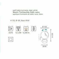 EGLO Retro-Stil LED-Leuchte weiß, 3,3Watt LED, schwenkbar 7 EGLO Retro-Stil LED-Leuchte weiß, 3,3Watt LED, schwenkbar -Wandleuchten Verkaufsladen retrostil ledleuchte wei 33watt 11211304 eglo 94513