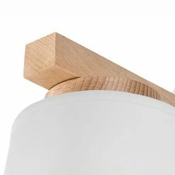 LHG Lights Skandinavische Wandleuchte mit Stoffschirm hängend in weiß oder grau -Wandleuchten Verkaufsladen runde holz wandleuchte mit 377833a L lhg 37783