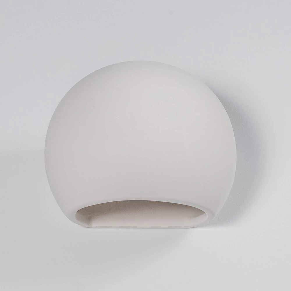 LHG Lights runde Keramik Up & Down Wandleuchte inkl. E27 60W warmweiß , Kugel, Up & Downlight, Wandlampe 2 LHG Lights runde Keramik Up & Down Wandleuchte inkl. E27 60W warmweiß , Kugel, Up & Downlight, Wandlampe – Bild 2