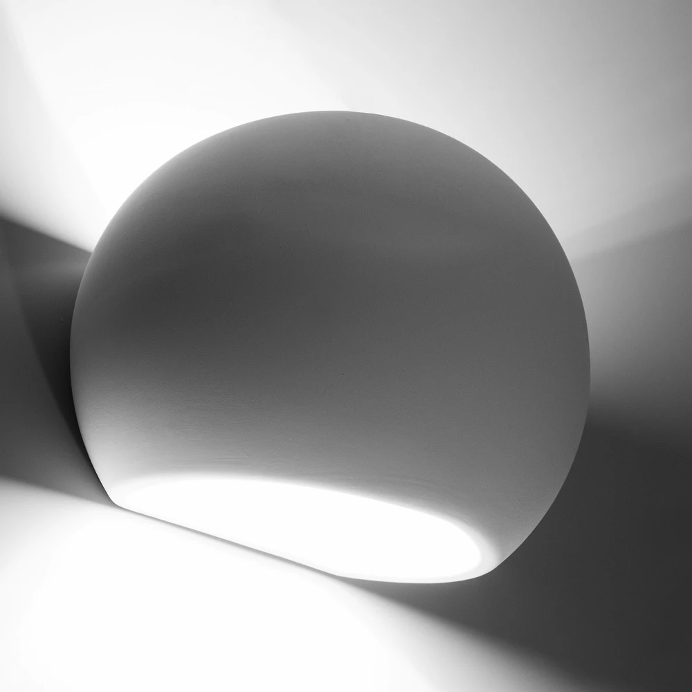 LHG Lights runde Keramik Up & Down Wandleuchte inkl. E27 60W warmweiß , Kugel, Up & Downlight, Wandlampe 3 LHG Lights runde Keramik Up & Down Wandleuchte inkl. E27 60W warmweiß , Kugel, Up & Downlight, Wandlampe – Bild 3