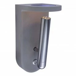 GLOBO runde LED Wandleuchte aus Beton und Glas halb leuchtet aufwärts inkl. 4 tauschbare Gläser in rot grün blau klar Wandlampe grau Chrom mit Schalter -Wandleuchten Verkaufsladen runde led wandleuchte aus 55011W3h1280x1280 globo 55011w3