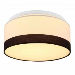 GLOBO runde LED Wandleuchte mit CCT-Lichtfarbsteuerung Retro 3 Stufen über Wandschalter zu schalten Wandlampe schwarz ø 26 cm