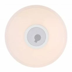 GLOBO runde LED Wandleuchte mit CCT-Lichtfarbsteuerung aus Acryl und Chrom ring Sternenhimmelüber Wandschalter schaltbarLautsprecher3W Wandlampe weiß ø 40 cm -Wandleuchten Verkaufsladen runde led wandleuchte mit 41386 16Ld1280x1280 globo 4138616l