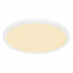 GLOBO runde LED Wandleuchte mit Memory FunktionBacklight 3 Stufen über Wandschalter (100-50-10%) Wandlampe weiß satiniert ø 294 cm