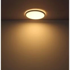 GLOBO runde LED Wandleuchte mit Memory FunktionBacklight 3 Stufen über Wandschalter (100-50-10%) Wandlampe weiß satiniert ø 294 cm -Wandleuchten Verkaufsladen runde led wandleuchte mit 41562 18Ws1280x1280 globo 4156218w