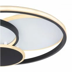 GLOBO runde LED Wandleuchte mit CCT-Lichtfarbsteuerung aus Acryl 4 Ringe 3 Stufen Wandschalter 2 oder geSamt Wandlampe weiß schwarz ø 495 cm -Wandleuchten Verkaufsladen runde led wandleuchte mit 48444 45e1280x1280 globo 4844445