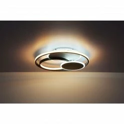 GLOBO runde LED Wandleuchte mit CCT-Lichtfarbsteuerung aus Acryl 4 Ringe 3 Stufen Wandschalter 2 oder geSamt Wandlampe weiß schwarz ø 495 cm -Wandleuchten Verkaufsladen runde led wandleuchte mit 48444 45s1280x1280 globo 4844445