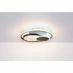 GLOBO runde LED Wandleuchte mit CCT-Lichtfarbsteuerung aus Acryl 4 Ringe 3 Stufen Wandschalter 2 oder geSamt Wandlampe weiß schwarz ø 495 cm -Wandleuchten Verkaufsladen runde led wandleuchte mit 48444 45t1280x1280 globo 4844445