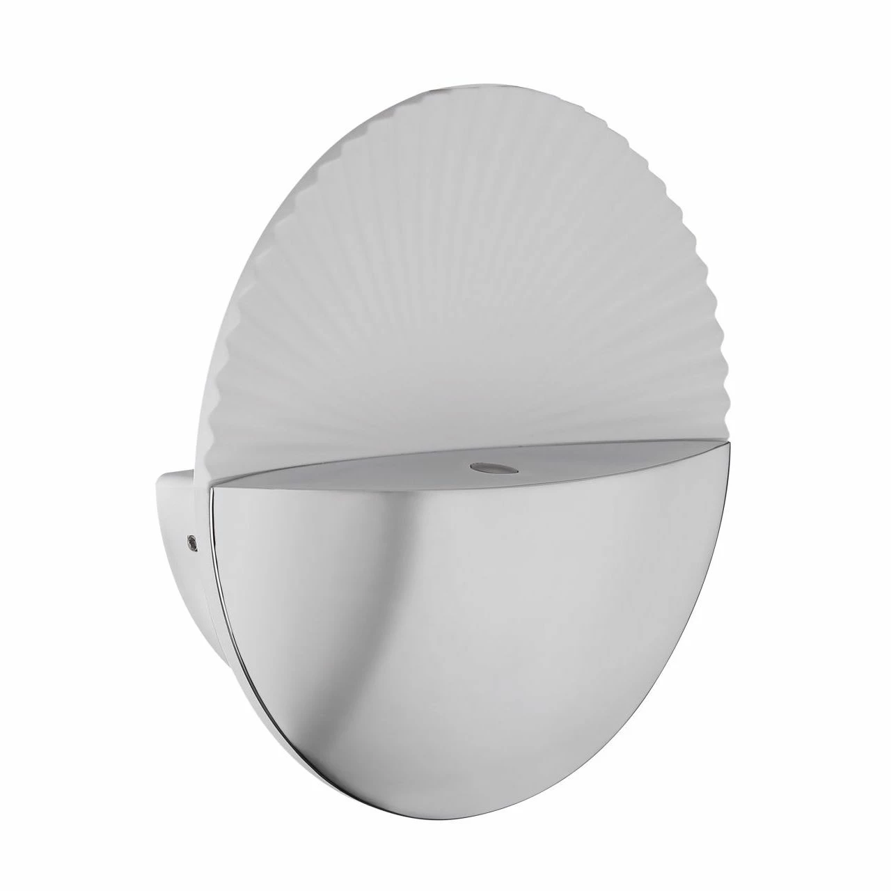 GLOBO runde LED Wandleuchte mit Halbschale Wandlampe weiß Chrom ø 165 cm 3 GLOBO runde LED Wandleuchte mit Halbschale Wandlampe weiß Chrom ø 165 cm – Bild 3