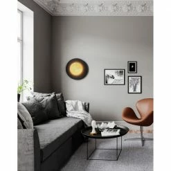 By Rydens runde LED Wandleuchte, schwarz gold, elegant, Loft, inkl. LED 12W, warmweißes Licht 5 By Rydens runde LED Wandleuchte, schwarz gold, elegant, Loft, inkl. LED 12W, warmweißes Licht -Wandleuchten Verkaufsladen runde led wandleuchteschwarz goldelegantloftinklled 4300380 4002 2 byrydens 43003804002