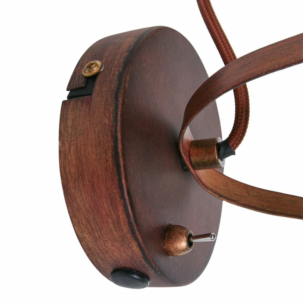 Steinhauer Rustikale LED Leselampe mit Direktschalter, Wandstrahler, grau oder rostbraun, GU10, inkl. LED 7W, Industrial 4 Steinhauer Rustikale LED Leselampe mit Direktschalter, Wandstrahler, grau oder rostbraun, GU10, inkl. LED 7W, Industrial – Bild 4