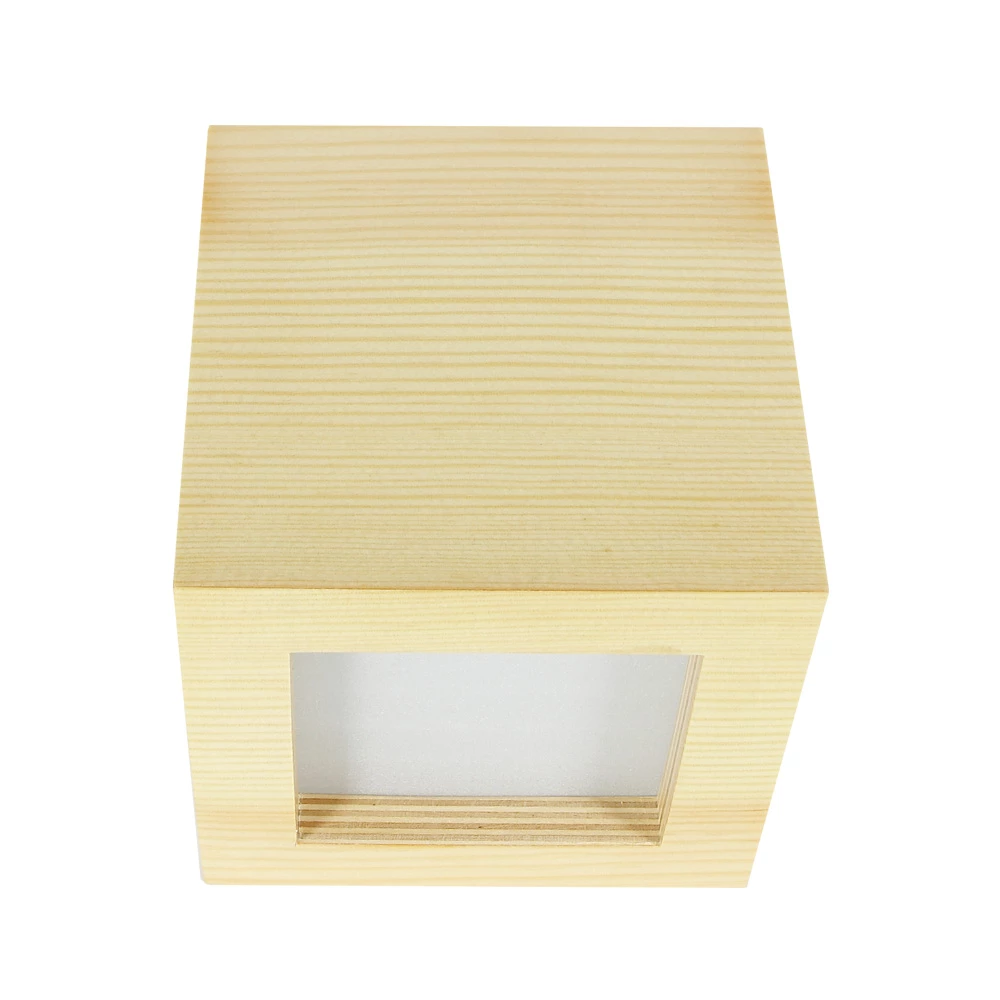 Cleoni Schlichte Wandleuchte, Holz, Kiefer-Furnier, Up and Down 2 Cleoni Schlichte Wandleuchte, Holz, Kiefer-Furnier, Up and Down – Bild 2