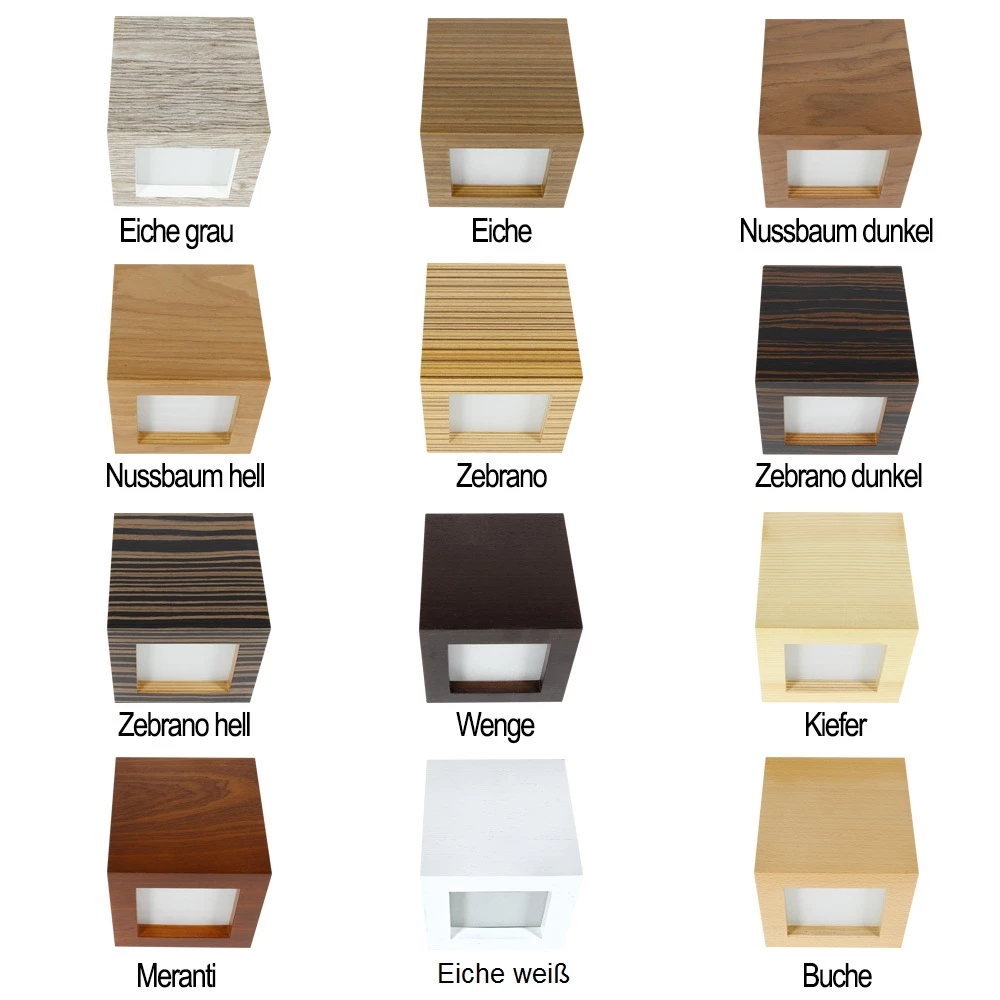 Cleoni Schlichte Wandleuchte, Holz, Kiefer-Furnier, Up and Down 5 Cleoni Schlichte Wandleuchte, Holz, Kiefer-Furnier, Up and Down – Bild 5