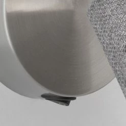 Fischer & Honsel schwenkbare E14 Wandleuchte mit Stoffschirm Wandstrahler rund nickel grau Wandlampe mit Schalter 11 x 14,50 cm -Wandleuchten Verkaufsladen schwenkbare e14 wandleuchte mit 30347bdetail fischerhonsel 30347