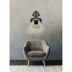 GLOBO schwenkbare E27 Wandleuchte Filmsetstrahler bewegliche Klappen Wandlampe schwarz -Wandleuchten Verkaufsladen schwenkbare e27 wandleuchte filmsetstrahler 54650 1WB1280x1280 globo 546501wb