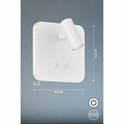 Fischer & Honsel Schwenkbare LED Wandleuchte mit Spot und Backlight getrennt schaltbar in 2 Farben 9 Fischer & Honsel Schwenkbare LED Wandleuchte mit Spot und Backlight getrennt schaltbar in 2 Farben -Wandleuchten Verkaufsladen schwenkbare led wandleuchte mit 30371V fischerhonsel 30371