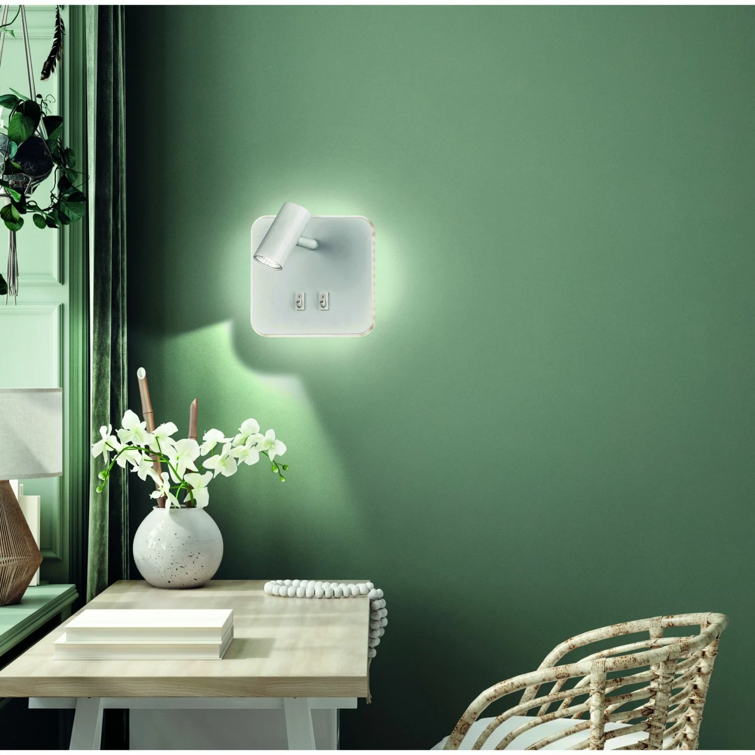 Fischer & Honsel Schwenkbare LED Wandleuchte mit Spot und Backlight getrennt schaltbar in 2 Farben 7 Fischer & Honsel Schwenkbare LED Wandleuchte mit Spot und Backlight getrennt schaltbar in 2 Farben – Bild 7