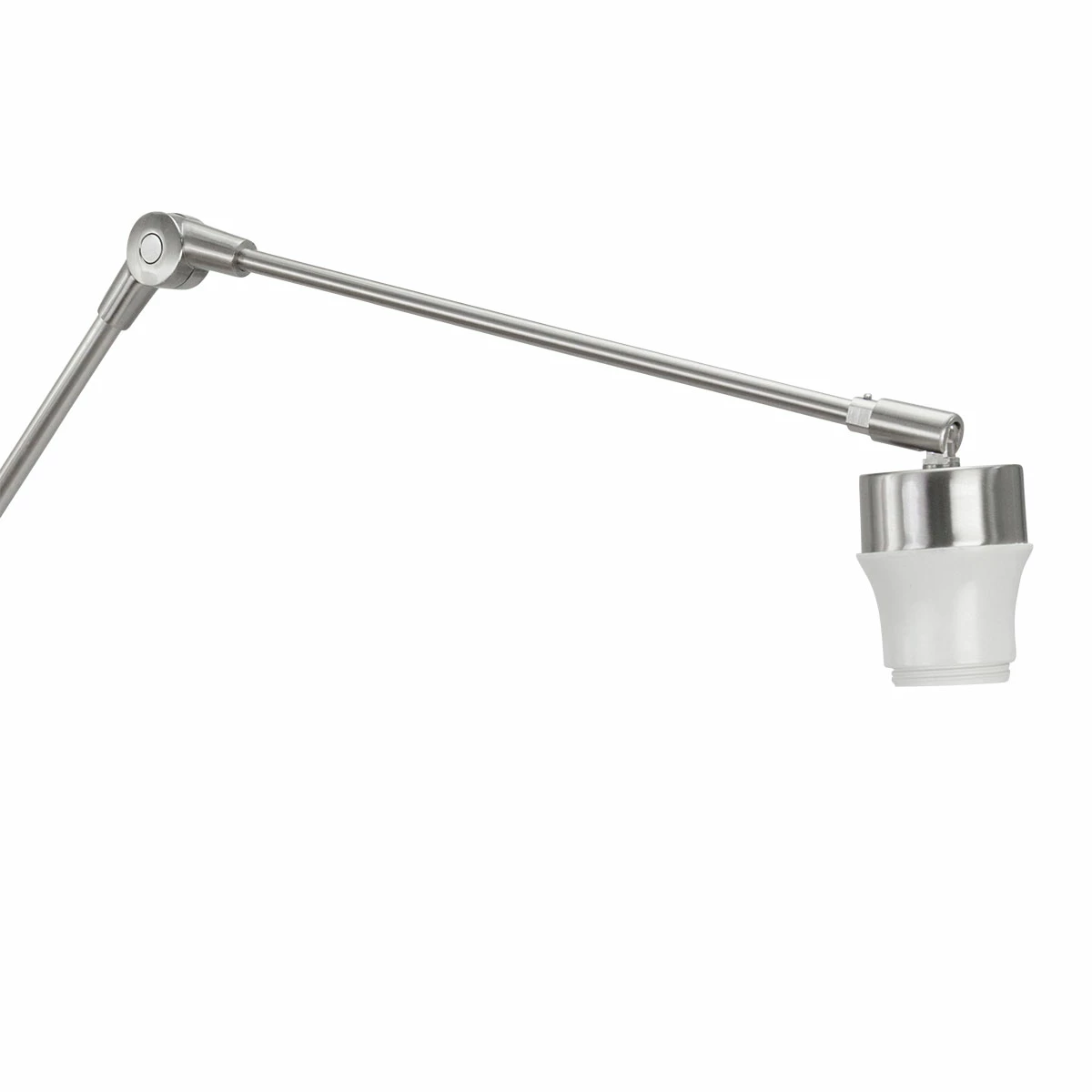 Steinhauer schwenkbare Wandleuchte in silber, dimmbar per Drehdimmer, Arm verstellbar, E27 1 Steinhauer schwenkbare Wandleuchte in silber, dimmbar per Drehdimmer, Arm verstellbar, E27