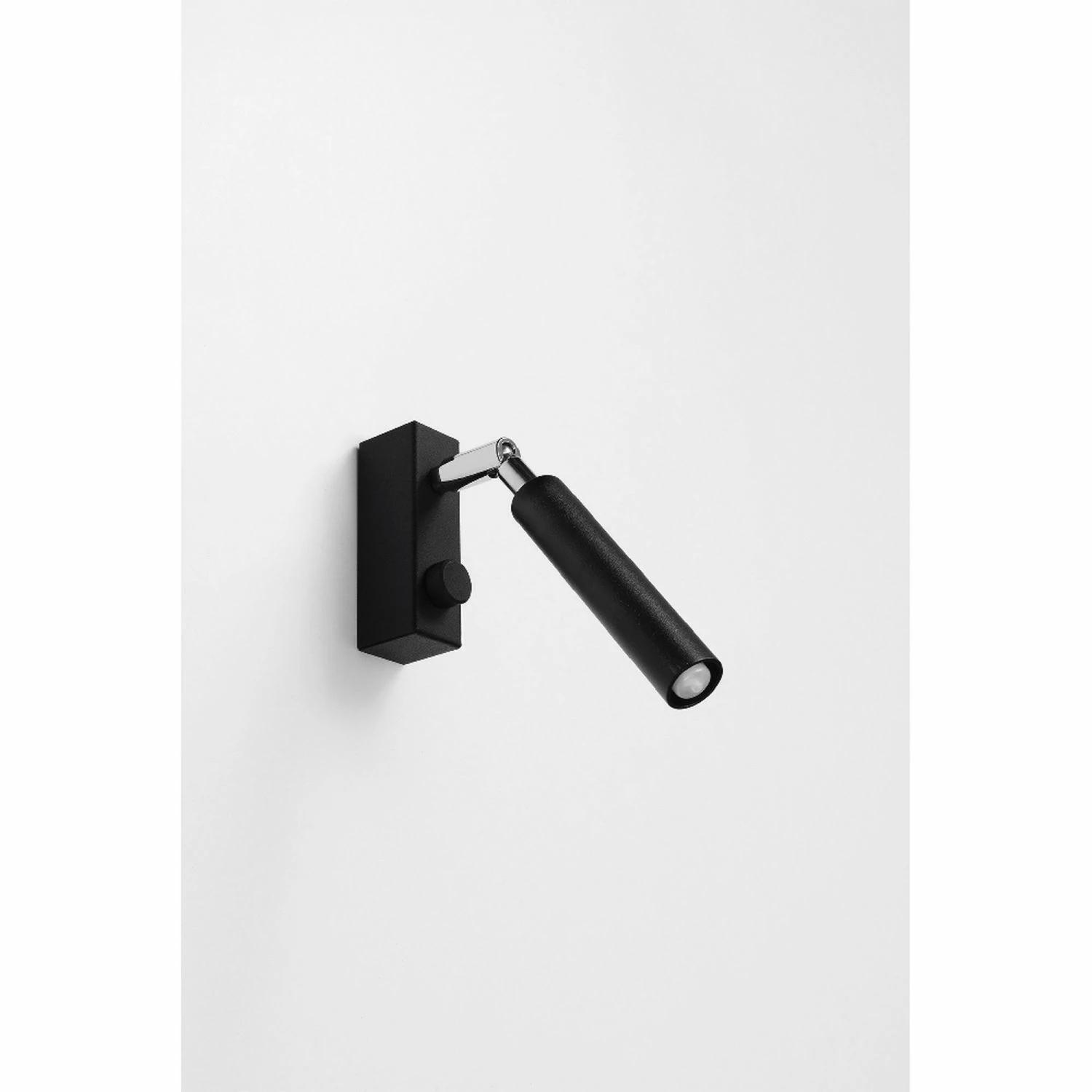 Sollux schwenkbarer Wandstrahler mit beweglichen Spot Wandleuchte aus Stahl Wandlampe schwarz o. weiß 2 Sollux schwenkbarer Wandstrahler mit beweglichen Spot Wandleuchte aus Stahl Wandlampe schwarz o. weiß – Bild 2