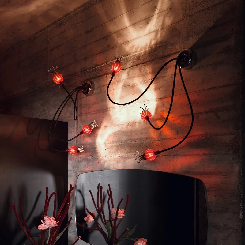 Serien Lighting Serien-Lighting 3-flammige Wandleuchte Poppy - schwarz 1 Serien Lighting Serien-Lighting 3-flammige Wandleuchte Poppy - schwarz