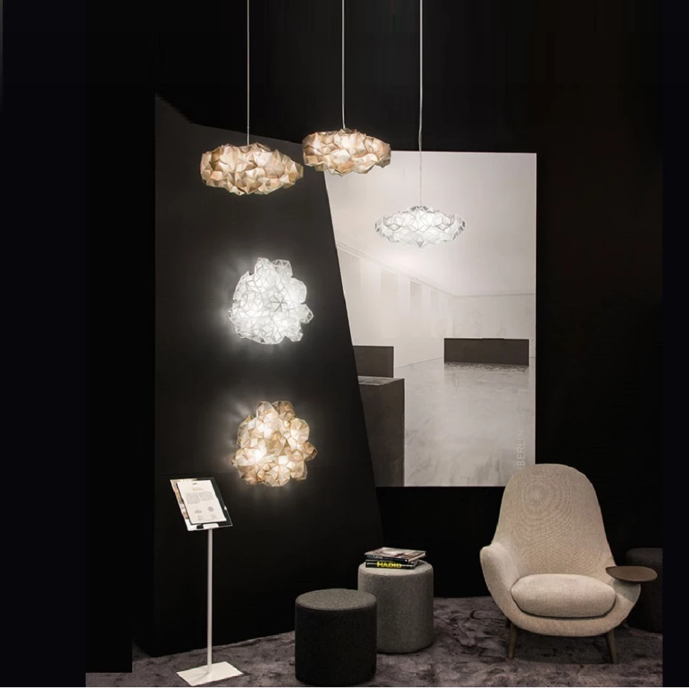 Slamp Deckenleuchte Drusa in weiß oder velvet 3 Slamp Deckenleuchte Drusa in weiß oder velvet – Bild 3