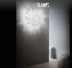 Slamp Veli Couture in brushed white für Wand oder Decke -Wandleuchten Verkaufsladen slamp veli couture brushed 1278853 slamp
