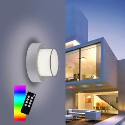 Paul Neuhaus Smart Home LED Außenwandleuchte Q®-Erik rund
