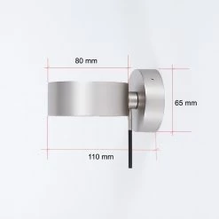 Top Light Puk Wall Ball nickel matt LED -Wandleuchten Verkaufsladen top light puk wall 787164 toplight 20803led