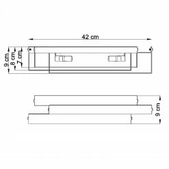 Sollux Up- and Downlight Wandleuchte aus Stahl 2-flammige Wandlampe weiß Akzentbeleuchtung eckig 7 Sollux Up- and Downlight Wandleuchte aus Stahl 2-flammige Wandlampe weiß Akzentbeleuchtung eckig -Wandleuchten Verkaufsladen upand downlight wandleuchte aus 0379 10 sollux sl0379