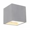 GLOBO Up- and Downlight Wandleuchte aus Beton Wandlampe grau