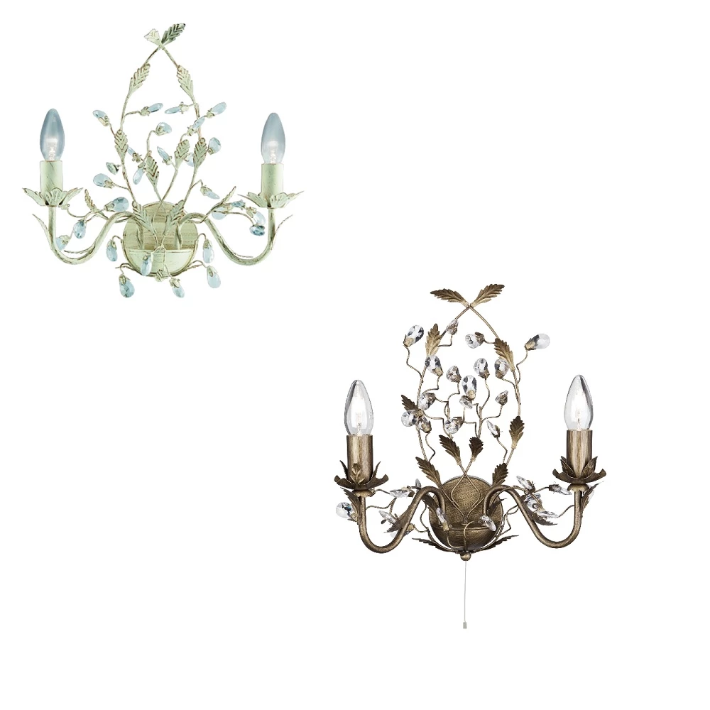 Searchlight Wandleuchte Almandite 2-flammig - 2 Farben 1 Searchlight Wandleuchte Almandite 2-flammig - 2 Farben