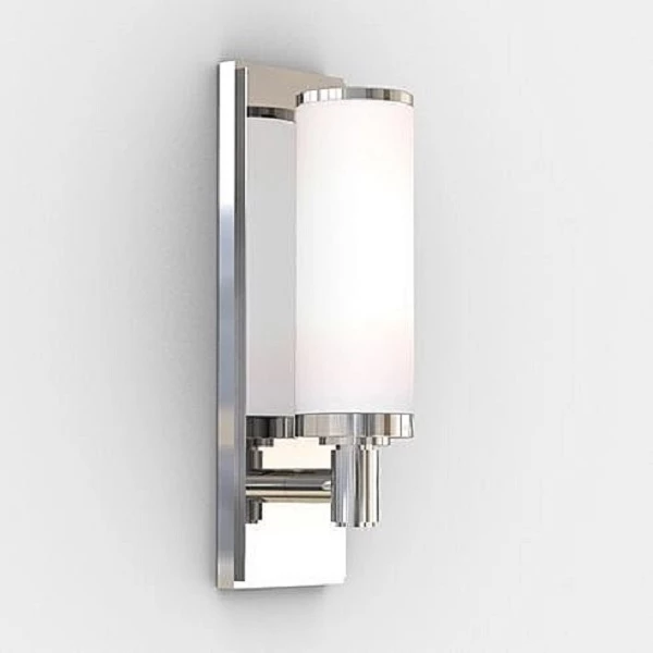 Illumina Astro Lighting Wandleuchte als Badezimmerleuchte - Chrom - Glas 1 Illumina Astro Lighting Wandleuchte als Badezimmerleuchte - Chrom - Glas